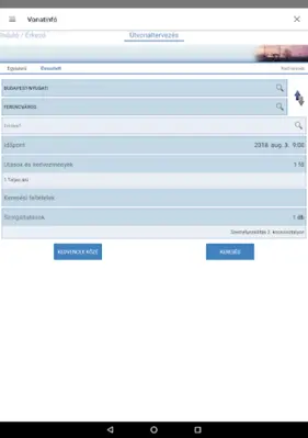Vonatinfó android App screenshot 7